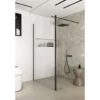 Afbeelding 1 Saniclear Redro inloopdouche 100x30x200cm gunmetal - verouderd ijzer