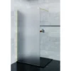 Saniclear Blurred douchewand matglas 120x200cm geborsteld messing profiel 11 Afbeelding 1 Saniclear Blurred douchewand matglas 120x200cm geborsteld messing profiel