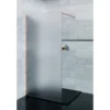 Afbeelding 1 Saniclear Blurred douchewand matglas 120x200cm geborsteld koper profiel