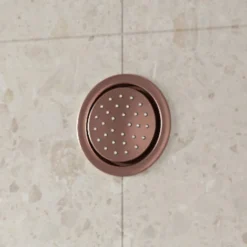 Afbeelding 1 Saniclear Copper inbouw massage jet rond geborsteld koper