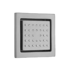 Afbeelding 1 Saniclear Iron inbouw massage jet vierkant verouderd ijzer - gunmetal