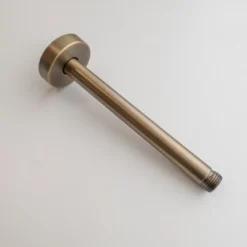 Afbeelding 1 Saniclear Antique douchearm voor plafondmontage 20cm verouderd messing