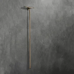 Afbeelding 1 Saniclear Antique badkamer vloerwisser 125cm verouderd messing