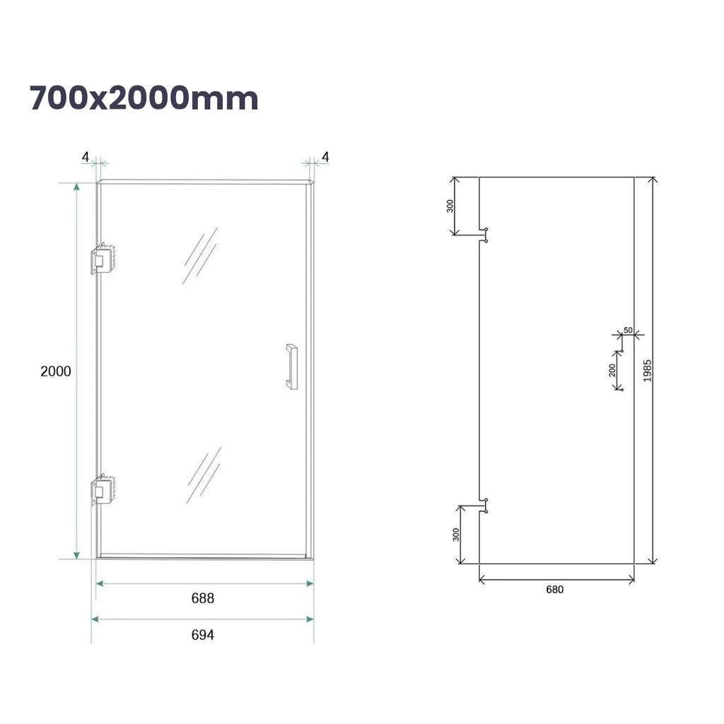 Saniclear Modern Brass brons glas douchecabine 90x70cm met 70cm deur anti-kalk geborsteld messing 10 Afbeelding 10 Saniclear Modern Brass brons glas douchecabine 90x70cm met 70cm deur anti-kalk geborsteld messing