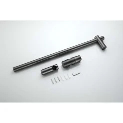 Afbeelding 2 Saniclear Iron glijstangset met staafhanddouche verouderd ijzer - gunmetal