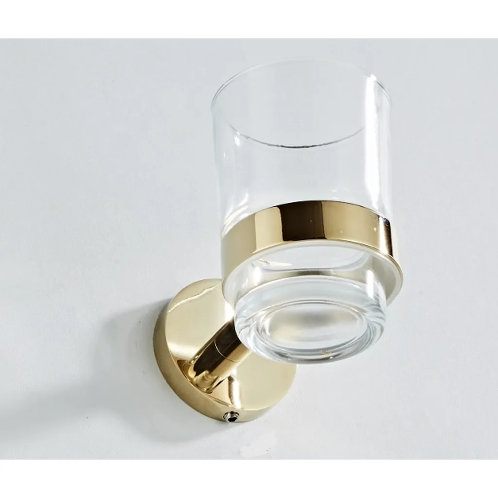 Saniclear Dorado glashouder goud 2 Afbeelding 2 Saniclear Dorado glashouder goud