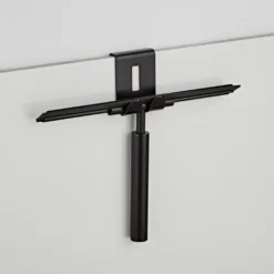 Afbeelding 2 Saniclear Nero badkamer wisser 25cm mat zwart