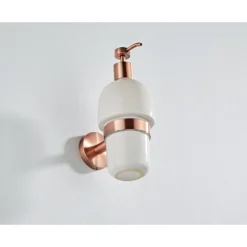 Afbeelding 2 Saniclear Copper zeepdispenser geborsteld koper