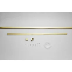 Afbeelding 2 Saniclear Brass Redro profielset geborsteld messing - mat goud