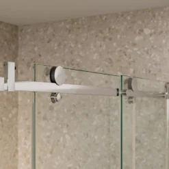 Afbeelding 2 Saniclear Supreme douchedeur 90-100cm anti-kalk