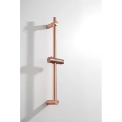 Afbeelding 2 Saniclear Plus douche glijstang 60cm geborsteld koper
