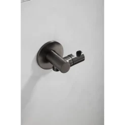 Afbeelding 2 Saniclear Plus draaibare handdouche houder met wateraansluiting verouderd ijzer