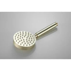 Afbeelding 2 Saniclear Vision handdouche 10cm messing geborsteld - goud mat