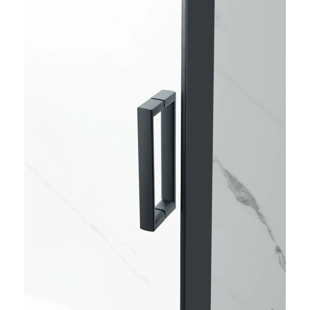 Saniclear Slide black schuif douchedeur 130x200cm zwart mat 2 Afbeelding 2 Saniclear Slide black schuif douchedeur 130x200cm zwart mat