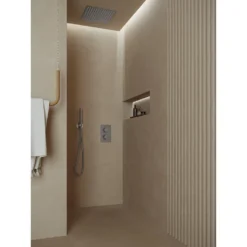Afbeelding 2 Saniclear Cube inbouw regendouche met inbouw douchekop 30x30cm RVS