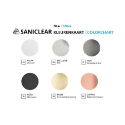 Afbeelding 2 Saniclear Academy toiletaccessoiresset 3-delig zwart mat