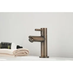 Afbeelding 2 Saniclear Antique fonteinkraan verouderd messing