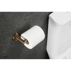 Afbeelding 2 Saniclear Antique toiletrolhouder verouderd messing