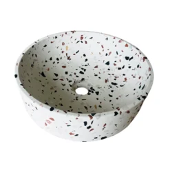 Afbeelding 2 Saniclear Terrazzo waskom rechthoekig 50x35cm