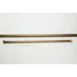 Afbeelding 2 Saniclear Modern Antique douchecabine 100x90 met 90cm deur verouderd messing