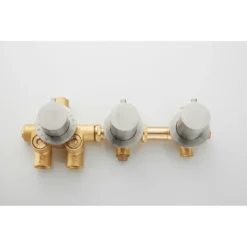 Afbeelding 2 Saniclear Plus Pro inbouw badkraan met 20cm uitloop RVS