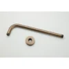 Afbeelding 3 Saniclear Antique inbouwregendouche met 30cm hoofddouche, wandarm, 2 standen handdouche en glijstang verouderd messing
