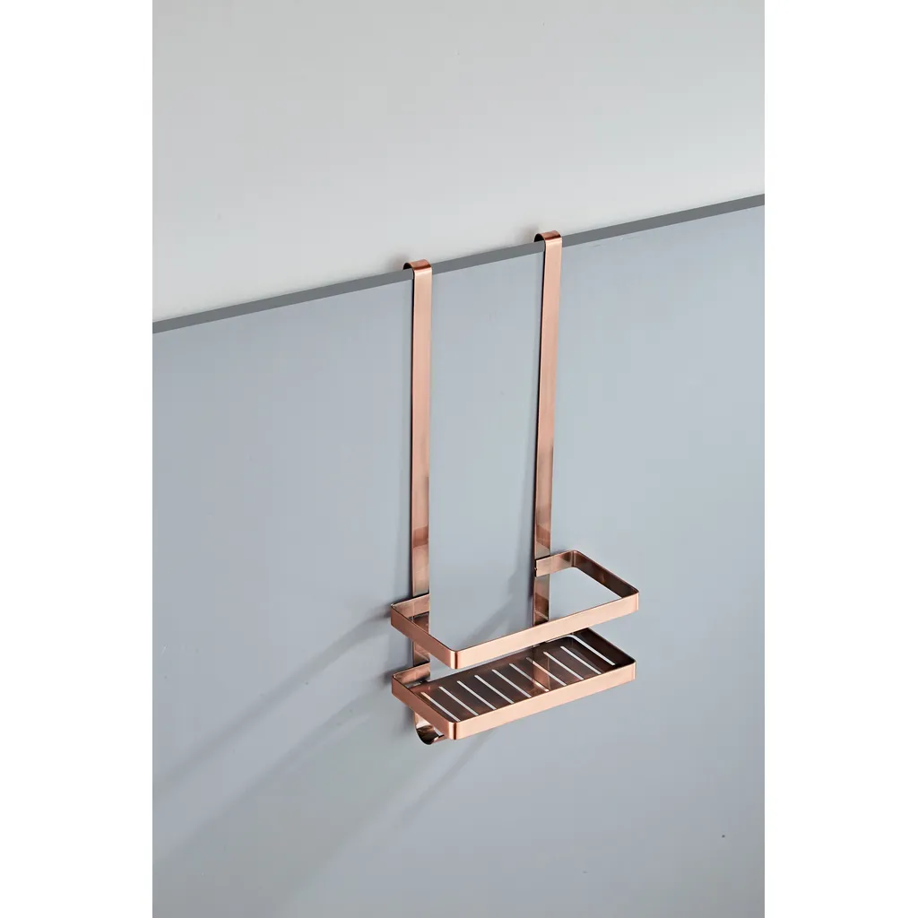 Saniclear Copper doucherek / shampoohouder 52cm geborsteld koper 3 Afbeelding 3 Saniclear Copper doucherek / shampoohouder 52cm geborsteld koper