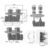 Saniclear Cube Curved inbouw regendouche rond met inbouw douchekop 30x30cm RVS 10 Afbeelding 5 Saniclear Cube Curved inbouw regendouche rond met inbouw douchekop 30x30cm RVS