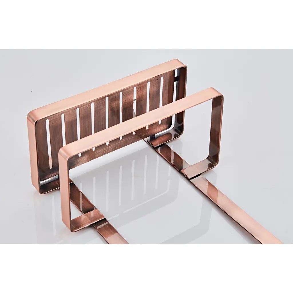 Saniclear Copper doucherek / shampoohouder 52cm geborsteld koper 5 Afbeelding 5 Saniclear Copper doucherek / shampoohouder 52cm geborsteld koper