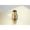 Afbeelding 5 Saniclear Vision rechthoekige douchekop 30x20cm messing geborsteld - goud mat