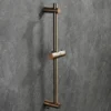 Afbeelding 6 Saniclear Antique inbouwregendouche rond met 30cm hoofddouche, wandarm, 2 standen handdouche en glijstang verouderd messing