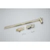 Afbeelding 6 Saniclear Brass Curved Pro inbouw regendouche rond met 20cm hoofddouche, plafondarm en glijstang geborsteld messing - mat goud