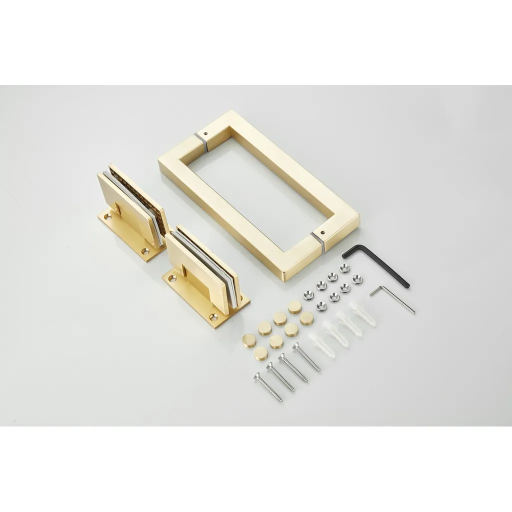 Saniclear Modern Brass brons glas douchecabine 90x70cm met 70cm deur anti-kalk geborsteld messing 6 Afbeelding 6 Saniclear Modern Brass brons glas douchecabine 90x70cm met 70cm deur anti-kalk geborsteld messing