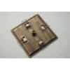 Afbeelding 7 Saniclear Plus Stripes inbouw regendouche met inbouw douchekop 30x30cm en staafhanddouche verouderd messing