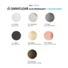 Afbeelding 8 Saniclear Copper Curved Pro inbouw badkraan geborsteld koper