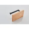 Afbeelding 8 Saniclear Lumber toilet rolhouder met plank mat zwart walnoothout