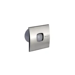Afbeelding 1 Cata Silentis 10 INOX T axiale afzuigventilator met timer, 15W, kanaalaansluiting Ø100mm, geborsteld RVS