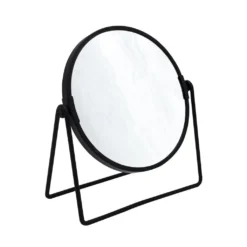 Afbeelding 1 Ridder Summer Staande scheerspiegel, Ø16cm, dubbelzijdig, zwart