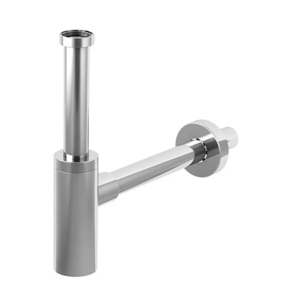 Bonomini Inoxmater Wastafelsifon 5/4", afvoer 32mm, RVS/chroom