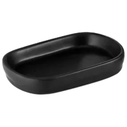 Afbeelding 1 Aqualine Nero Vrijstaande zeephouder, zwart