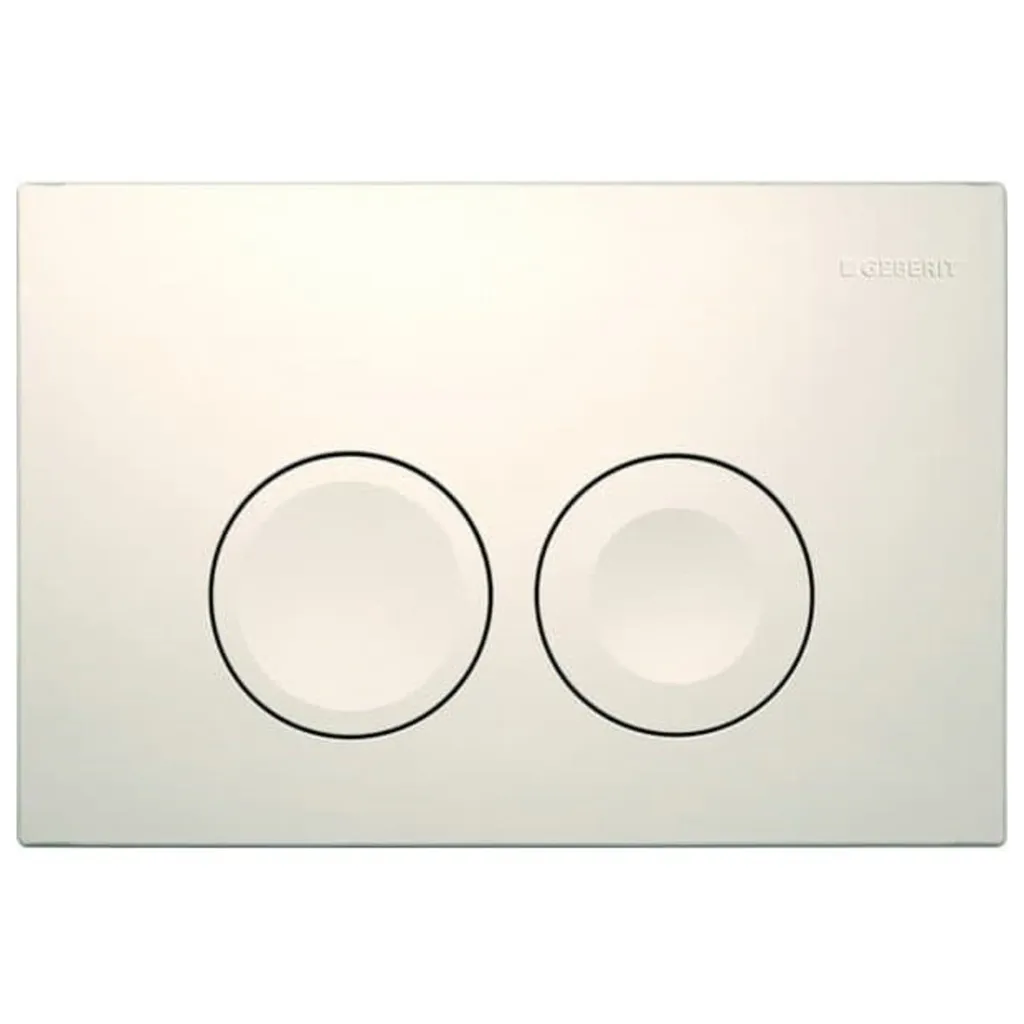 Geberit DELTA25 bedieningsknop, Alpine wit