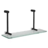Afbeelding 1 Sapho Douchecabine glazen planchet 40x18x12,5cm, mat zwart