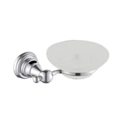 Afbeelding 1 Sapho Diamond Zeephouder, matglas, chroom
