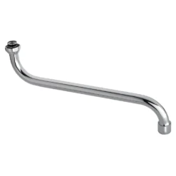 Afbeelding 1 Aqualine Kraanuitloop, 30cm, S-vorm, chroom