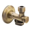 Afbeelding 1 Sapho Antea Hoekstopkraan 1/2"x3/8", brons
