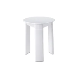 Afbeelding 1 Gedy Trio Badkamerkruk, Ø33x40cm, wit