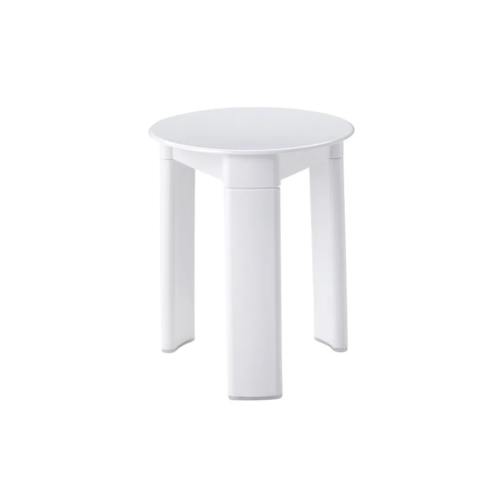Gedy Trio Badkamerkruk, Ø33x40cm, wit 1 Afbeelding 1 Gedy Trio Badkamerkruk, Ø33x40cm, wit