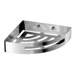Afbeelding 1 Gedy Smart Douche hoekplanchet, 21x4,5x21cm, gepolijst RVS
