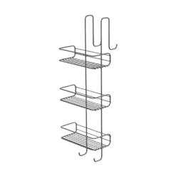 Afbeelding 1 Gedy Chrom Line Wandgemonteerd doucheplanchet, 24x68x22cm, chroom