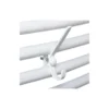 Afbeelding 1 Aqualine Handdoekradiator haak, wit